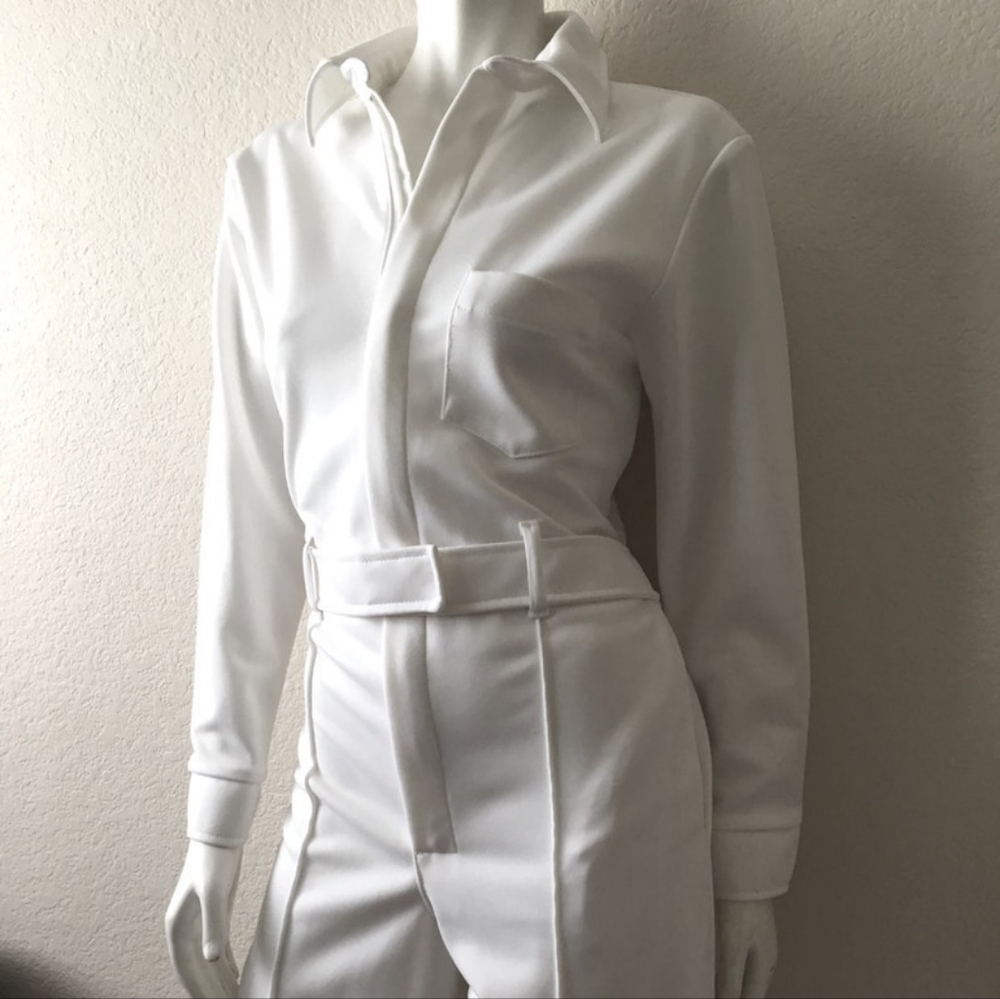 ISO: LeVoy 1970’s White Boiler Suit/Jump Suit/Coverall/Romper